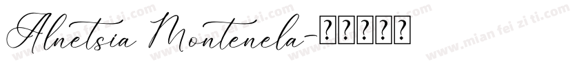 Alnetsia Montenela字体转换